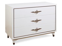 Allegra 3 drawer dresser Tiffany white finish