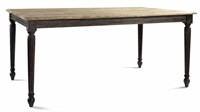 Azalea rectangular dining table old wood