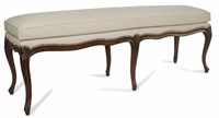 Lafrenz long bench with cushion 18th century