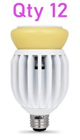 12- Feit 3-Way LED Bulbs, 50-100-150 Equiv.