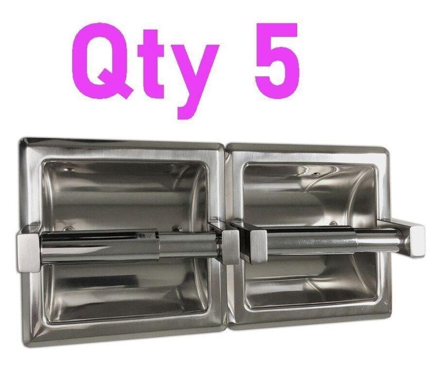 Qty 5- ASI Commercial Toilet Paper Dispenser