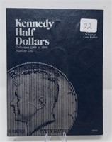 Kennedy Half Book with (2) 90%, (5) 40%, (28)