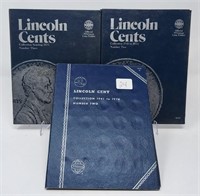 (3) Partial Lincoln Penny Books (168 Pieces)