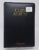 Coin Stock Book with (9) Half Cents; (26) Large