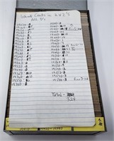 Storage Book with (324) Wheat Cents in 2x2’s