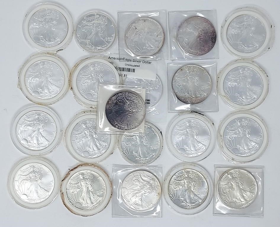 (21) Silver Eagles