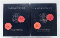 1997, ‘98 Silver Eagle Proofs