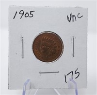 1905 Cent Unc.