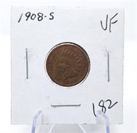 1908-S Cent VF