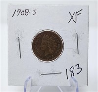 1908-S Cent XF