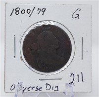 1800/79 Cent G (Obverse Dig)