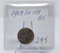 1913 T.1 Nickel  BU