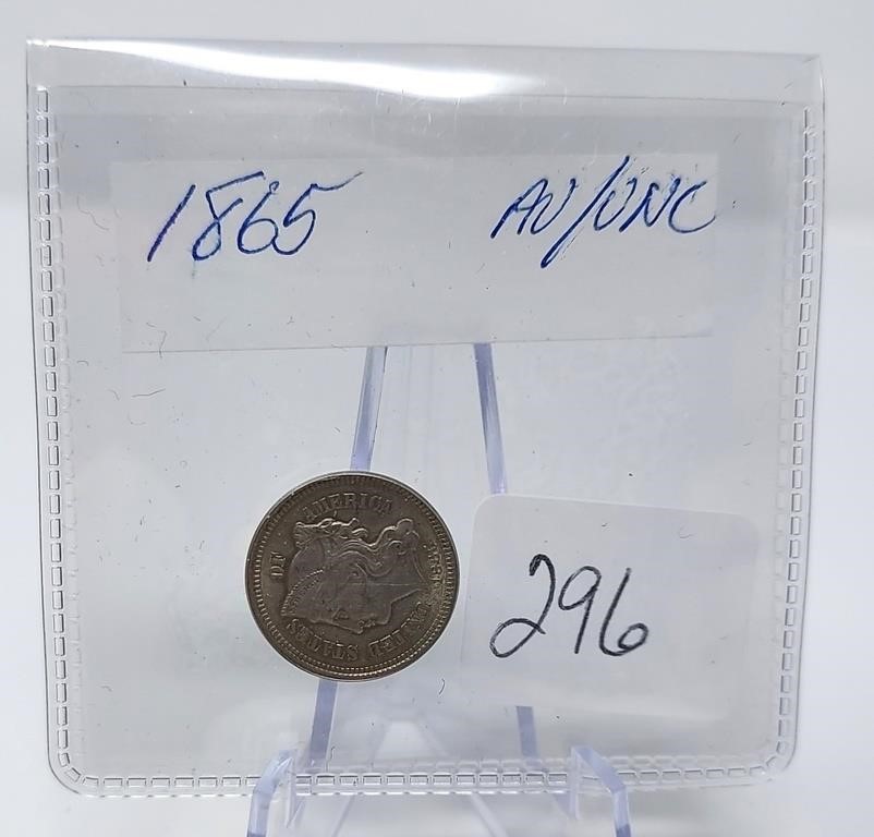 1865 3 Cent  AU