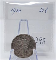 1920 Half Dollar  XF