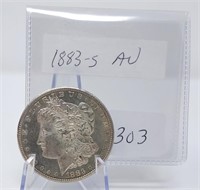 1883-S $1 CH AU (Obv. Cleaned)