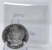 1897-S $1 UNc PL