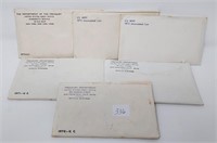 1970, (2) ‘71, ‘72, (2) ‘73 Mint Sets