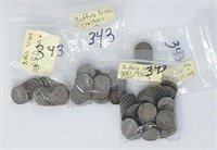 (134) Buffalo Nickels (23 N.D.)