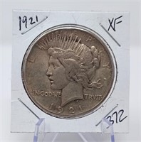 1921 Peace $1  XF