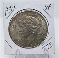 1934 $1  XF