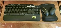 Keyboard, wireless mouse, mouse pad