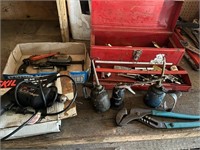 Drill, Wrench, C clamps