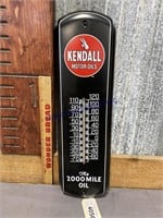 KENDALL MOTOR OILS THERMOMETER, 5 X 17"