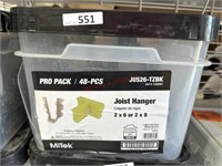 Pro pack 48 piece joist hanger