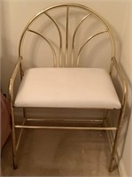 BRASS DRESSING TABLE CHAIR