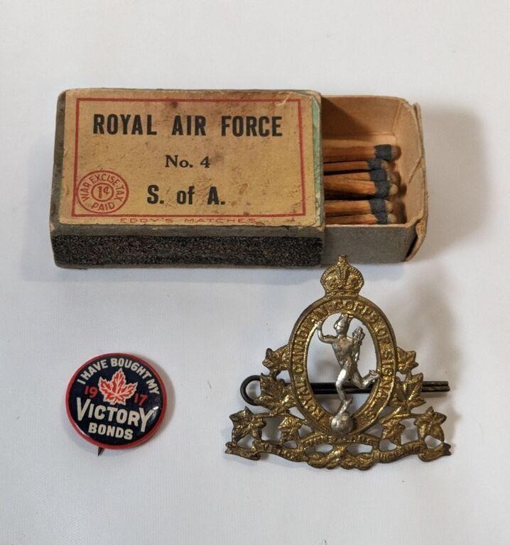 Canadian Military Lot (Button Fromm WW1)