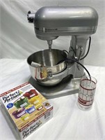 Kitchen-Aid Mixer & Portion Containers