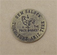 Brothel Style Brass Token for Whore House Gem Sal