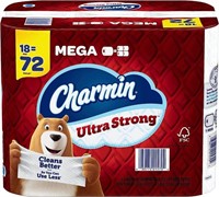 Charmin Ultra Strong Toilet Paper 18 Mega Rolls