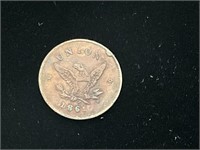 1861 Ira H Fitch civil war token