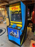 6ft x 31” Wild Cycle Vintage Arcade Game