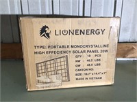 Lion Energy Portable Monocrystalline Solar Panel