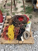 Extension Cords, Air Hose, Poly Sheeting, Strap