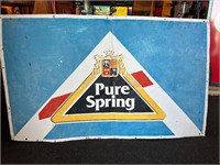 5ft x 3ft Metal Pure Spring Sign