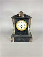 Unmarked Slate Mantle Clock