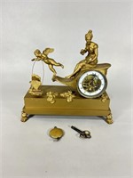 French Empire Clock with Venus and Cupid