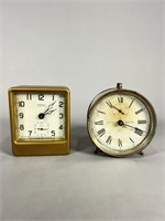 (2) Ansonia Alarm Clocks B