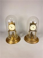 (2) Unmarked German Anniversary Clocks