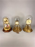 (3) German Anniversary Clocks