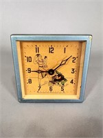 Lux Shoeshine Animated Clock