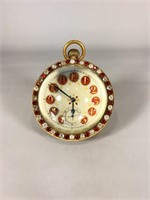 Unmarked Glass Ball Bubble Clock France