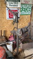 Grinder/Drill Press on stand