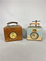 (2) Isgus Carrier Racing Pigeon Clocks