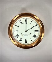 Self Winding Clock Co. Copper Case Wall Clock