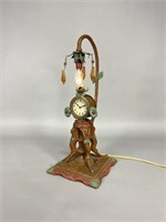 1926 Miller Lamp Co. Table Lamp with Clock