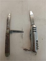 Two pocket knives one from soligen  Germany